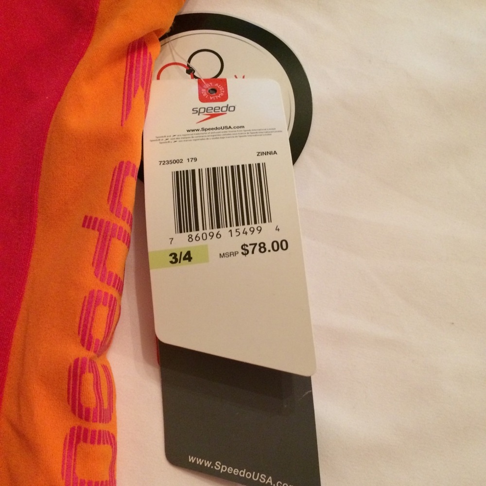 NWT Speedo Endurance Lite Swimsuit (Size 3/4) - Picture 8 of 8